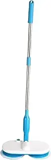 Cordless Electric Mop, Two Powerful Motors Self Propelled Floor Cleaner Built in 1200mAh Battery Super Quiet Cleaning Electric Spin Mop with 6 Replacement Pad for Hardwood, Tile