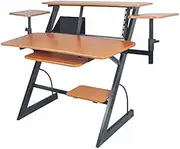 SWAMP WS-16PLUS Studio Workstation Desk - Adjustable Monitor Shelves - 19" Rack