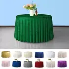 Large Round Velvet Table Cover Cloth Party Dinner Linen Xmas Decor Tablecloth