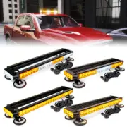 Xprite 20" 26" LED Rooftop Strobe Light Dual Side Flash Bar Emergency w/ Switch