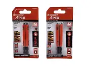 Crescent Apex 3.5" Covered Impact Power Bits T25 Star CAUGB3BT25 (4 bits Total)