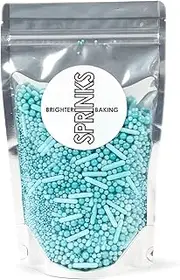 Sprinks Bubble & Bounce Blue Cake Sprinkles 500g | Edible Sugar Decorations | Blue Sprinkles | Cake Pearls for Baking | Cupcakes | Ice Cream Toppings | Cachous | Creative Baking Sprinkle Mix for Birthdays Parties