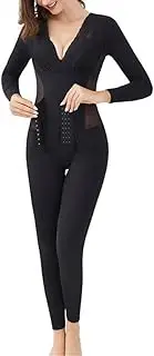 [Generic] Bodysuit Women Underwear with Tummy Compression Belt Slimming Waist Trainer Shaper Long Full Body Shapewear