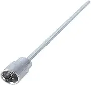 Roczential 30cm Caravan Corner Steady Jack Leg Winder Drill Adaptor Attachment, 19mm Caravan Stand Jack Extension Socket Adapter, 19mm Socket, 30cm Hexagonal Shaft, for caravans and Mobile Homes
