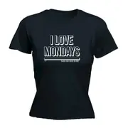 Love Mondays Snoe - Funny Novelty Womens T-Shirt T Shirt Tshirt
