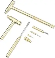 Metal Hammer Screwdriver Tool, 5 in 1 Multifunction Micro Hammer Repairing Kit for Mobile Phones, Watches and Laptops