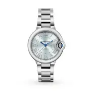 New Cartier Ballon Bleu Stainless Steel Automatic 33 mm Blue Watch WSBB0062