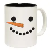 Christmas Snowman Face Mug Cup