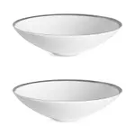 Twig New York Platinum Edge Soup/Pasta Bowl, Set of 2