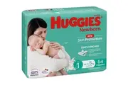 Huggies Newborn Nappies Size 1 (up To 5kg) 54 Pack