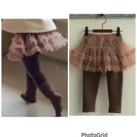 在飛比找蝦皮購物優惠-🐢JJ代購韓國童裝-冬新品 2️⃣色/優雅品牌 假兩件拼接網