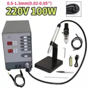 New 220V Pulse Argon Spot Welder 100W Automatic Jewelry Glasses Welding Machine