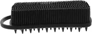 BELLIFFY Mens Silicone Body Scrubber Brush Double-sided Exfoliating Tool for Gentle Skin Cleansing Ergonomic Design for Shower and Grooming
