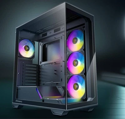 Antec C3 ARGB Black ATX, 270 Degrees View, 4x ARGB PWM Fans control, USB-C, 36C