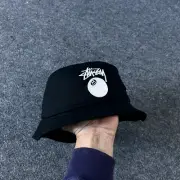 STUSSY STOCK BUCKET HAT 8 BALL - L/XL