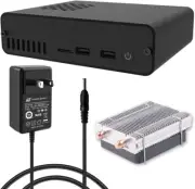 Acrylic DeskPi Pro V2 for Raspberry Pi 4: 2.5'' SSD/HDD Support & Cooling System