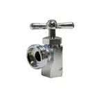 Libra Supply 1/2 inch, 1/2'' Wash Machine Valve Nickle Plated, FIP x GHT, 5pcs
