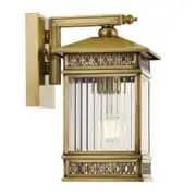 Telbix Avera Large Solid Brass Outdoor Coach Wall Light