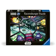 1000pc Ravensburger Star Wars Tie Fighter Cockpit Jigsaw Puzzle Game 70x50cm 14+