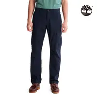 在飛比找momo購物網優惠-【Timberland】男款深寶藍色有機棉戶外工裝多口袋長褲