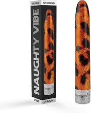 Naughty Vibe Bullet 7" Vibrator Massager (Cheetah)