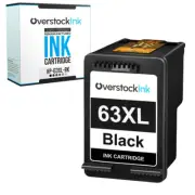 63XL Black Ink Cartridge for HP DeskJet 2131, HP ENVY 4510, HP OfficeJet 4657