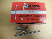 DFS/USA Con-Sert #8 X 1" 300ct Hex Head Screws with 3 Drill Bits