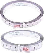 Blesiya Set of 2 Self Adhesive Measure Tape Metric Stick Ruler, 300cm, Right to Left and Left to Right