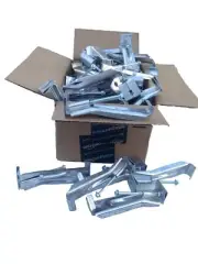 5 inch Quick Screw hidden gutter hanger with clip 25 pack
