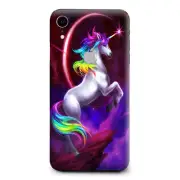 Skins Decal Wrap for Apple iPhone XR - Unicorn Rainbows Space
