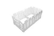 Dog Crate Pet Pen Cage Playpen Enclosure Puppy Kennel Outdoor Indoor Cat Exercise Whelping Box Plastic Portable White
