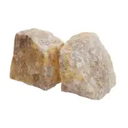 Stone Quartz Bookends Gold Indoor Outdoor Home Decor Tabletop Decoration