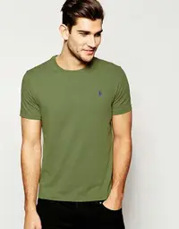 在飛比找樂天市場購物網優惠-美國百分百【Ralph Lauren】男 素面 短袖 T恤 