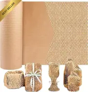 Honeycomb Packing Paper Wrap, 12" x 164', Eco-Friendly Bubble Wrap Alternative