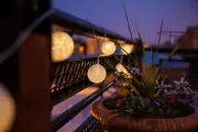 Solar String Lights Outdoor - Luminous Glow Solar Lights - Set of Twelve Lights