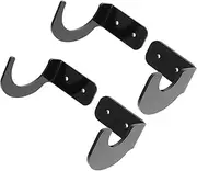 Milisten 4Pcs Acrylic Baseball Bat Rack Horizontal Display Holder for Collectible Bats Durable Softball Storage Shelf Home Decor for Sports Fans