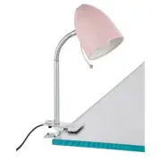 Lara Pastel Pink E27 Clamp Lamp by Eglo