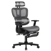 ALFORDSON Ergonomic Office Chair Mesh Grey