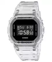 Casio Watch Mens Digital G-SHOCK Transparent DW5600SKE-7D 200M WR RRP $269