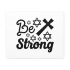 Psalm 119:28 Be Strong Bible Verse Canvas Christian Wall Art Re