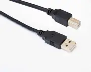 USB-A to USB-B Printer USB Cable, 2.0 High Speed 15FT Long