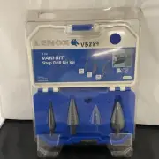 Lenox 1/8 to 1", Oxide Finish, HSS Step Drill Bit Set 3 Piece, Split Point, S...