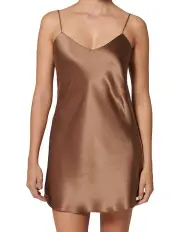 [Simone Perele] Dream Silk Chemise in Macchiato