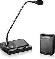Window Speaker Intercom System, Anti-Interference Intercommunication Microphone and Speaker Counter Intercom for Bank/Office/Hospital/Ticket Booth