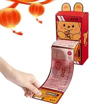 Chinese New Year Red Envelopes, Chinese Red Packets 2025 New Year ATM Money Box Money Box Assembled Coin Purse Lucky New Year Envelopes