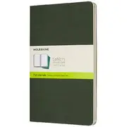 Moleskine Cahier Notebook Plain Large Myrtle Green 3 Pack