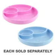 Chicco Nursing Baby Silicone Section Plate Long Lasting Food Garde Suction Base