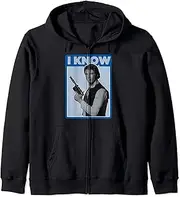 [STAR WARS] Han Solo I Know Couples Zip Hoodie