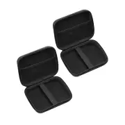 5.91x3.94" Electronic Organizer Case, 2Pcs EVA Hard Waterproof Carrying Case