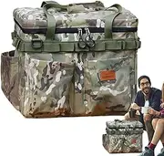 Camping Storage Bag - Creative Tarpaulin Bag with Zipper and Handles, Large Picnic Bag | Protective Bags, Zipped Storage Bags